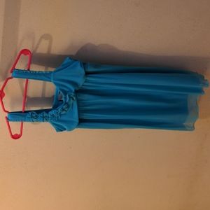 Blue dress